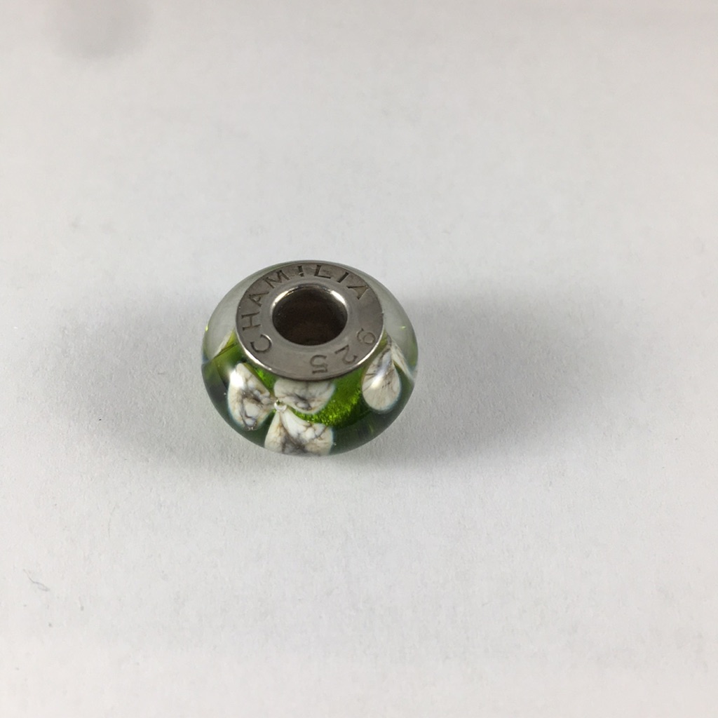 Chamilia Floral Murano Glass Bead 35$